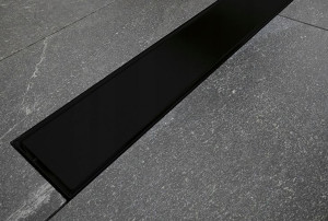 Besco Virgo Nero Duo Odpływ Liniowy 90cm