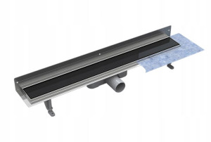 Besco Virgo Next Black Odpływ Liniowy 90cm