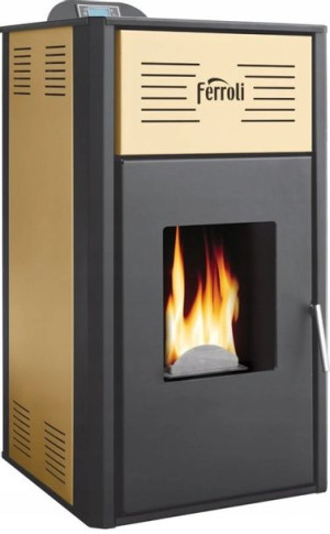 Breta Kominek Na Pelet 12kw Z Płaszczem Co + Cwu
