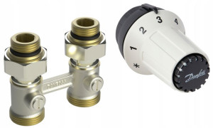 Danfoss Panda Zestaw Termostatyczny Prosty Clic