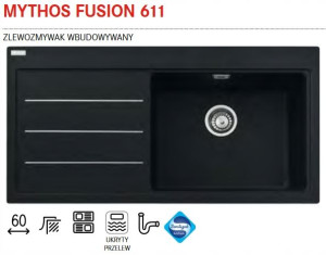 Franke Zlewozmywak Granitowy Mythos Fusion 611