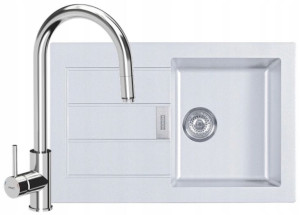 Franke Zlewozmywak Sirius 611-78 + Bateria Chrom