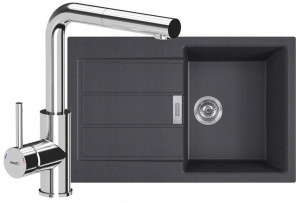 Franke Zlewozmywak Sirius 611-78 + Bateria Chrom