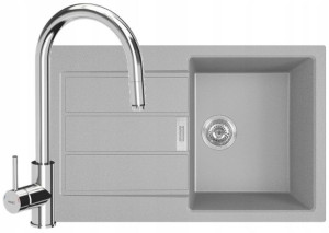Franke Zlewozmywak Sirius 611-78 + Bateria Chrom