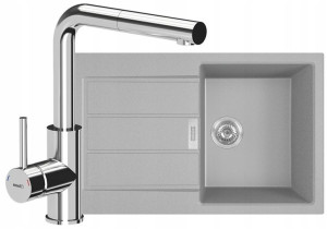Franke Zlewozmywak Sirius 611-78 + Bateria Chrom