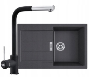 Franke Zlewozmywak Sirius 611-78 + Bateria Sirius
