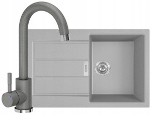 Franke Zlewozmywak Sirius 611-78 + Bateria Szara
