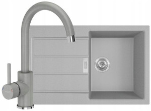 Franke Zlewozmywak Sirius 611-78 + Bateria Szara