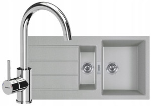 Franke Zlewozmywak Sirius 651-100 + Bateria Chrom