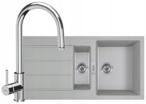 Franke Zlewozmywak Sirius 651-100 + Bateria Chrom