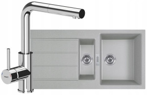 Franke Zlewozmywak Sirius 651-100 + Bateria Chrom