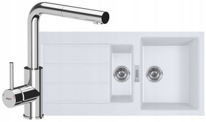 Franke Zlewozmywak Sirius 651-100 + Bateria Chrom