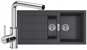 Franke Zlewozmywak Sirius 651-100 + Bateria Chrom