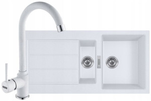 Franke Zlewozmywak Sirius 651-100 + Bateria Pola