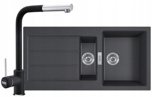 Franke Zlewozmywak Sirius 651-100 + Bateria Sirius