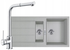 Franke Zlewozmywak Sirius 651-100 + Bateria Sirius