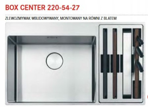 Franke Zlewozmywak Stalowy Box Center 220-54-27