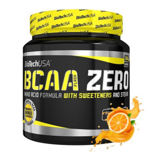Aminokwasy BCAA BioTechUSA BCAA Flash Zero 360g Pomarańcza
