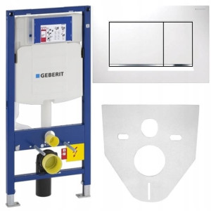 Geberit Stelaż Podtynkowy Wc + Przycisk Sigma30