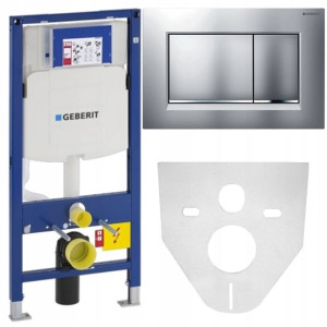Geberit Stelaż Podtynkowy Wc + Przycisk Sigma30