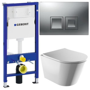 Geberit Up100 Delta Stelaż Zestaw Podtynkowy Wc
