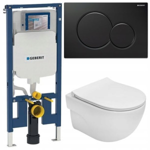 Geberit Up720 Slim Stelaż Zestaw Podtynkowy Wc 5w1
