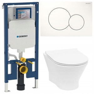 Geberit Up720 Slim Stelaż Zestaw Podtynkowy Wc 5w1