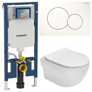 Geberit Up720 Slim Stelaż Zestaw Podtynkowy Wc 5w1
