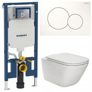 Geberit Up720 Slim Stelaż Zestaw Podtynkowy Wc 5w1