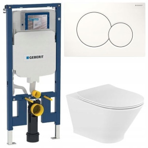 Geberit Up720 Slim Stelaż Zestaw Podtynkowy Wc 5w1