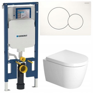 Geberit Up720 Slim Stelaż Zestaw Podtynkowy Wc 5w1