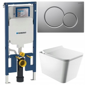 Geberit Up720 Slim Stelaż Zestaw Podtynkowy Wc 5w1