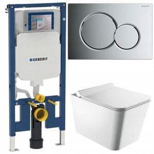 Geberit Up720 Slim Stelaż Zestaw Podtynkowy Wc 5w1