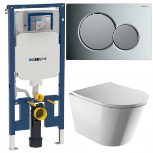 Geberit Up720 Slim Stelaż Zestaw Podtynkowy Wc 5w1