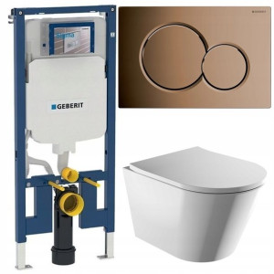 Geberit Up720 Slim Stelaż Zestaw Podtynkowy Wc 5w1