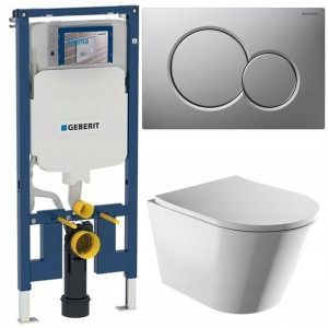 Geberit Up720 Slim Stelaż Zestaw Podtynkowy Wc 5w1
