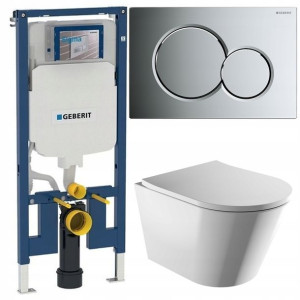 Geberit Up720 Slim Stelaż Zestaw Podtynkowy Wc 5w1
