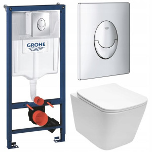 Grohe Stelaż Zestaw Podtynkowy Wc Miska Rimless