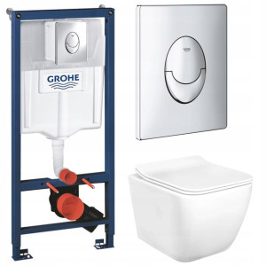 Grohe Stelaż Zestaw Podtynkowy Wc Miska Rimless