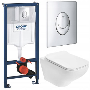 Grohe Stelaż Zestaw Podtynkowy Wc Miska Rimless