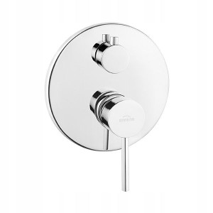 Invena Dafni Bateria Podtynkowa 2-funkcyjna Chrom