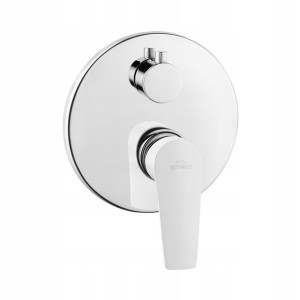 Invena Dokos Bateria Podtynkowa 2-funkcyjna Chrom