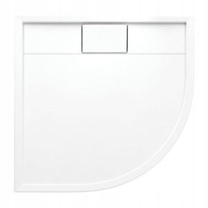 Omnires Brooklyn Brodzik Półokrągły 90-90cm Biały