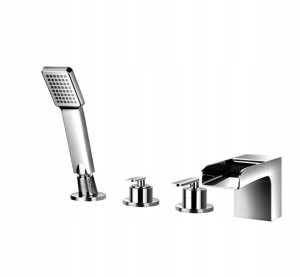 Omnires Cascade Bateria Wannowa 4-otworowa Chrom