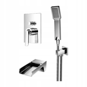 Omnires Cascade System Wannowy Podtynkowy Chrom