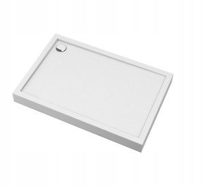Omnires Merton Brodzik Prostokątny 80-120cm Biały