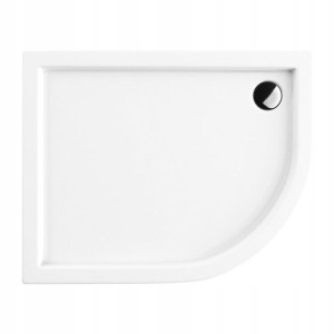Omnires Riversive Brodzik Półokrągły80-100cm Biały