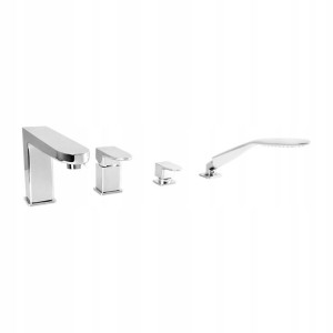 Omnires Siena Bateria Wannowa 4-otworowa Chrom