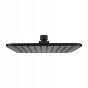 Omnires Slimline Deszczownica 20-20cm Czarny Mat