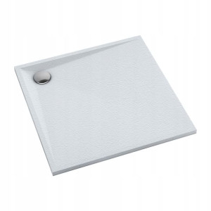 Omnires Stone Brodzik Kwadratowy 80-80cm Biały